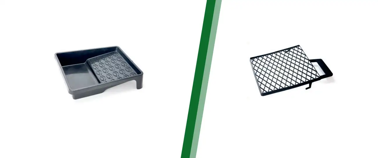 Bacs à peinture et grilles